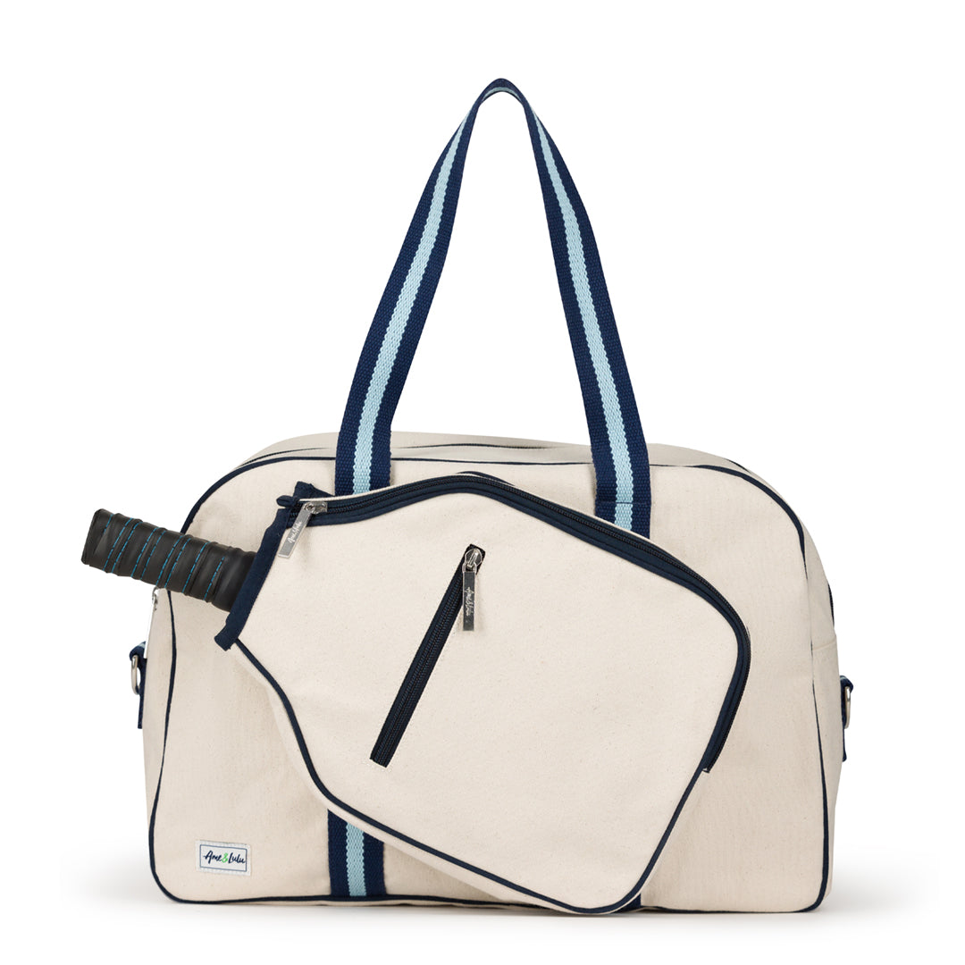 Ame & Lulu Hamptons Pickleball Bag in Two Tone Blue