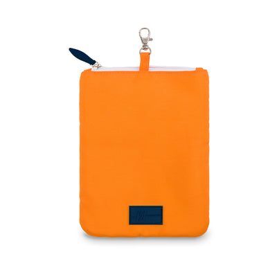 orange small tee pouch
