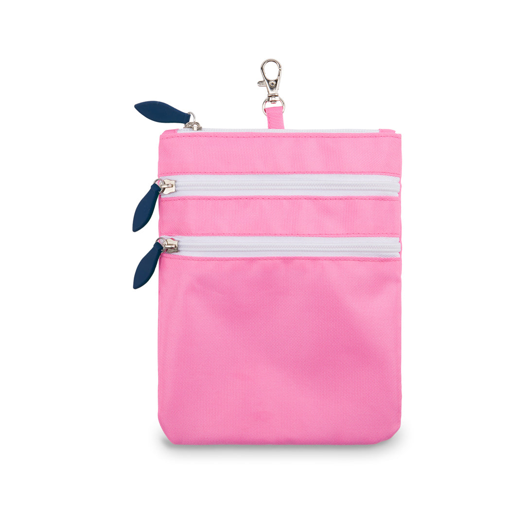 light pink small tee pouch
