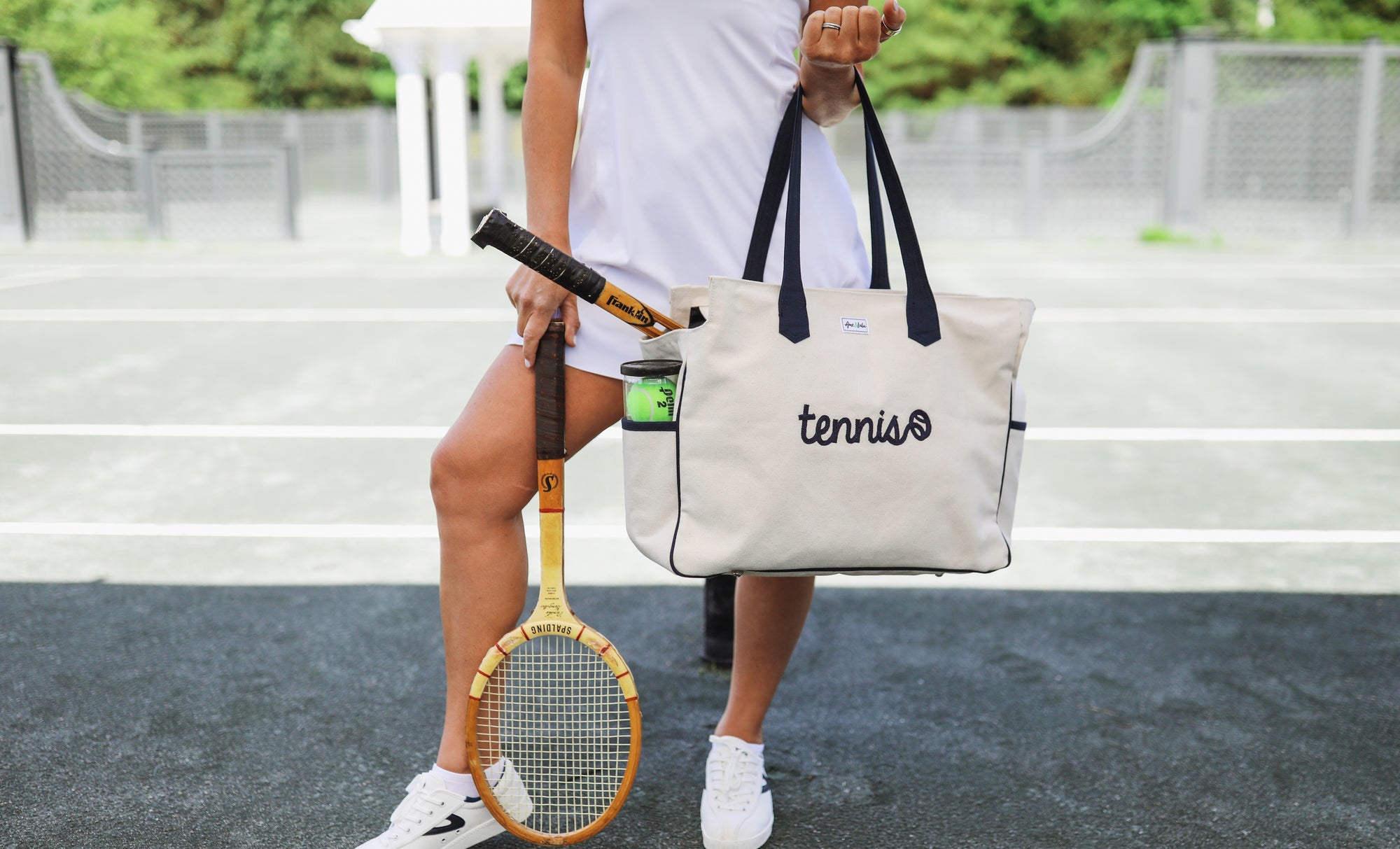 Ame & Lulu Tennis Camper Backpack (Peace Love Tennis)