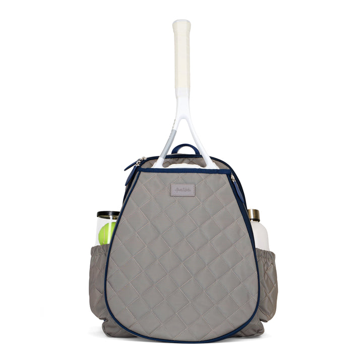 Ame & Lulu Gray Camo Women\'s Game On Tennis Backpack Game On Tennis Backpack – Ame & Lulu main image 2