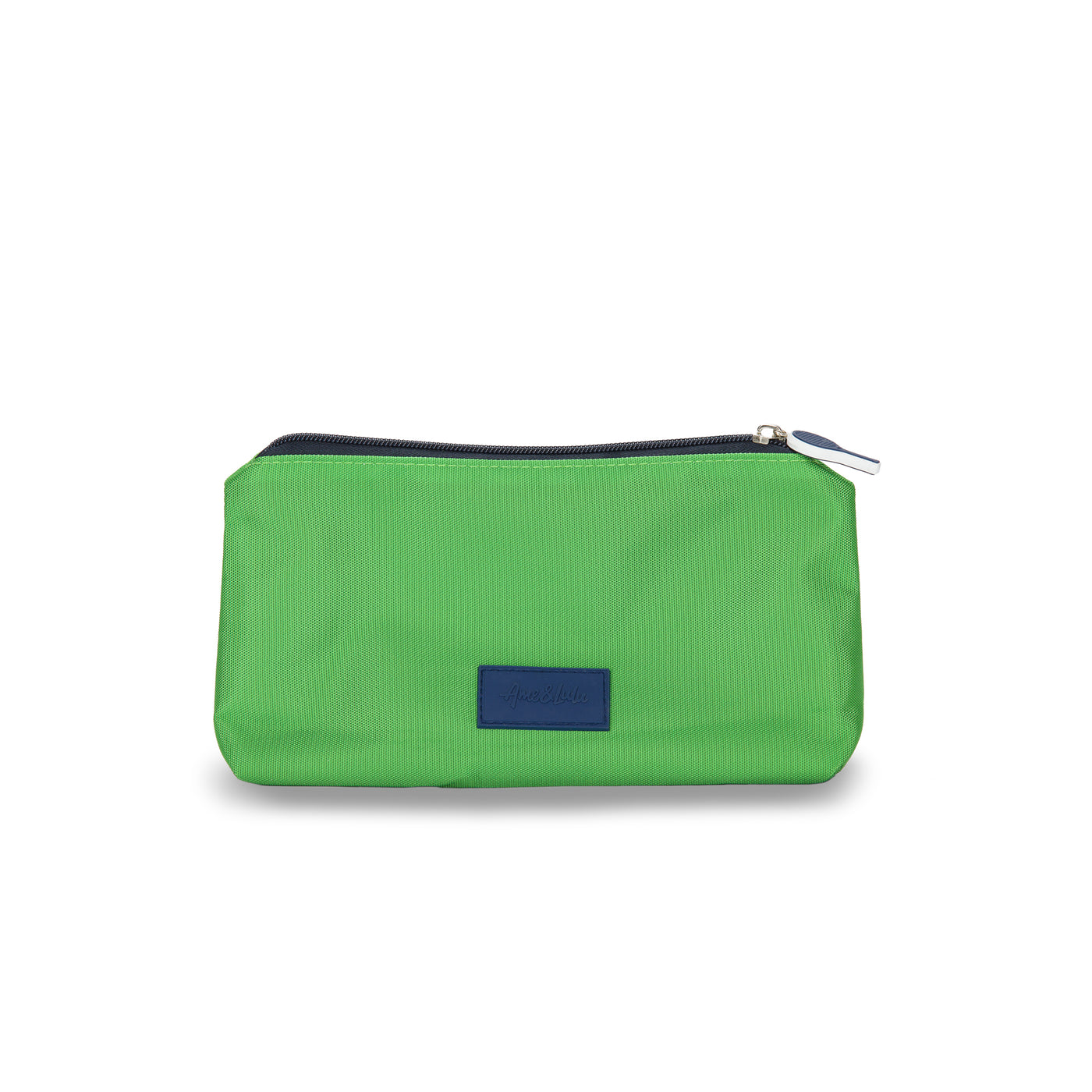 Back view of grass green pouch