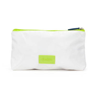 Back view of white everyday pouch