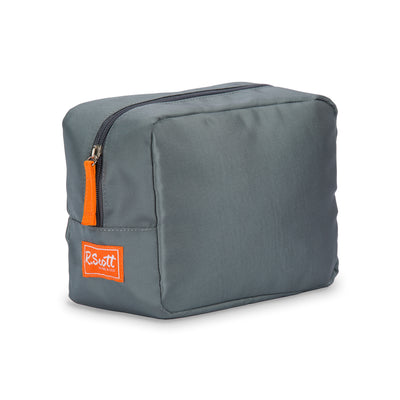 charcoal grey nylon dopp kit