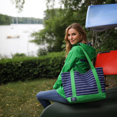 Navy With Kelly Green