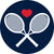 Navy Crossed Racquets