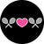 Black Racquets and Heart