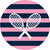 Bubbly Crossed Racquets / Extra Small
