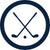 Crossed Clubs White