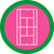 Hot Pink Lawn Tennis
