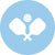 Light Blue With Crossed Paddles