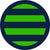 Navy and Green Stripes