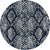 Navy Snakeskin