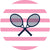 Pink Rally Stripes / Extra Small